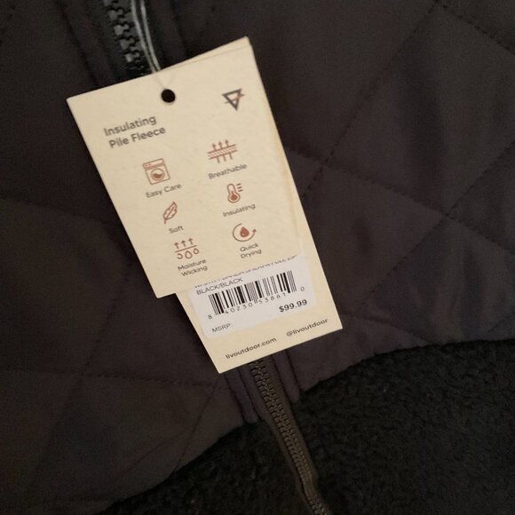 LIV Women's Full Zip-Up Outdoor Sherpa Jacket NWT Size XS - Picture 5 of 8
